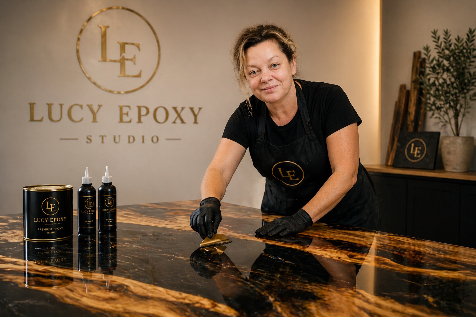 Ekskluzywny stół epoxy